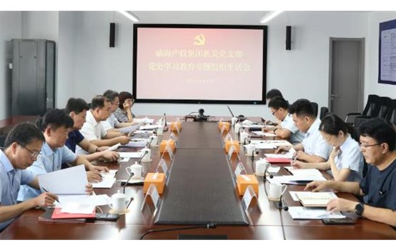 威海產投集團黨委組織召開黨史學習教育專題組織生活會